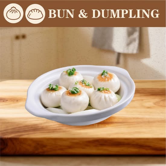 Pan- Fried Pork Bun (6pc) 猪肉煎包